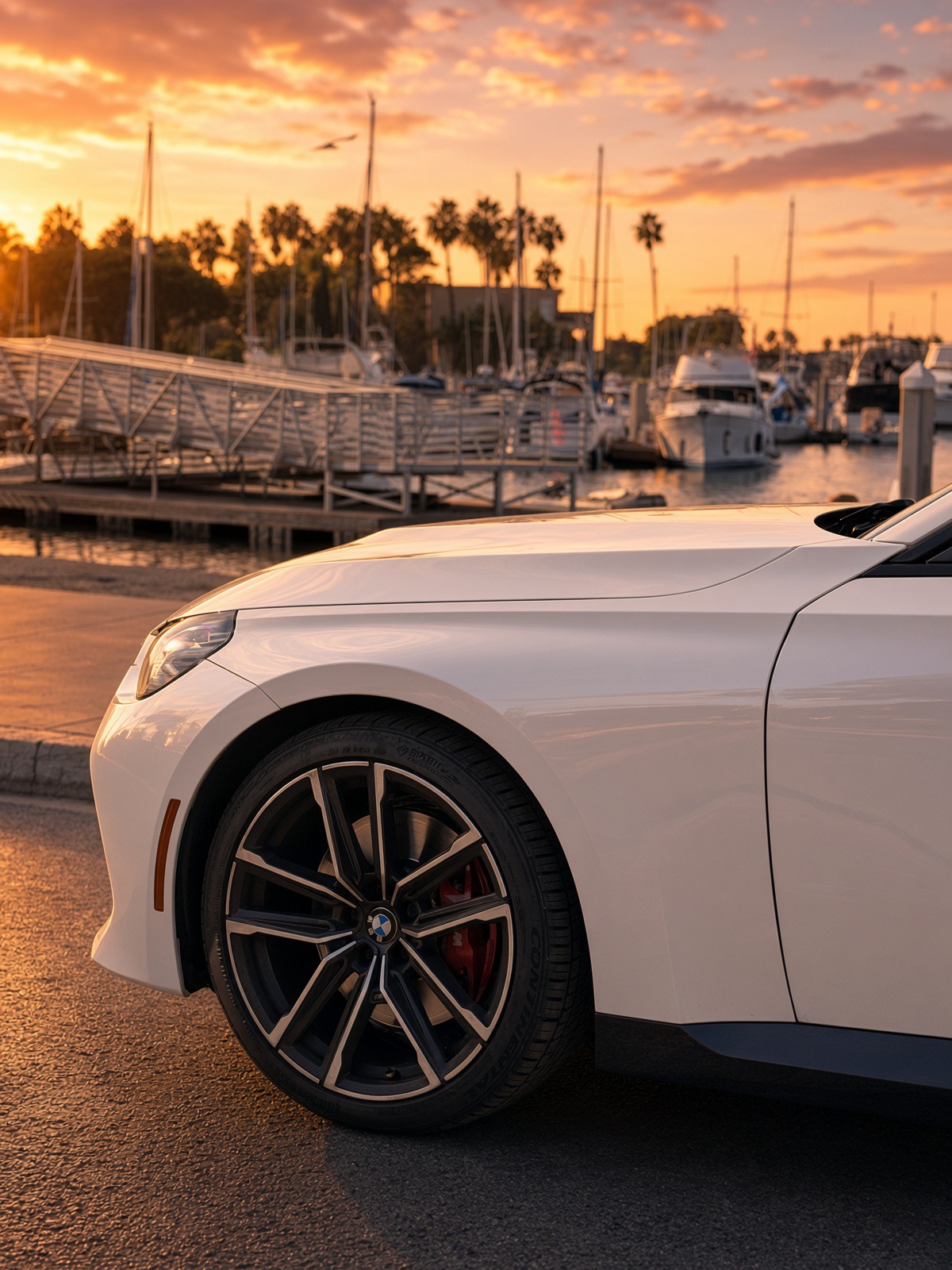 2024 BMW 230i M Package — Front wheel and side detail